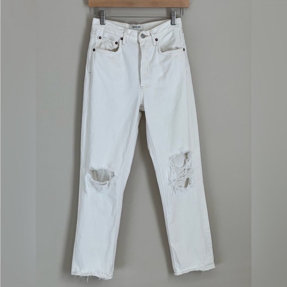 Agolde RileyHigh Rise Straight Jeans Size 25 - Picture 2 of 5